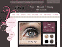 Tablet Screenshot of cheekycosmetics.ca